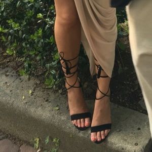 Tie up, strappy heels!